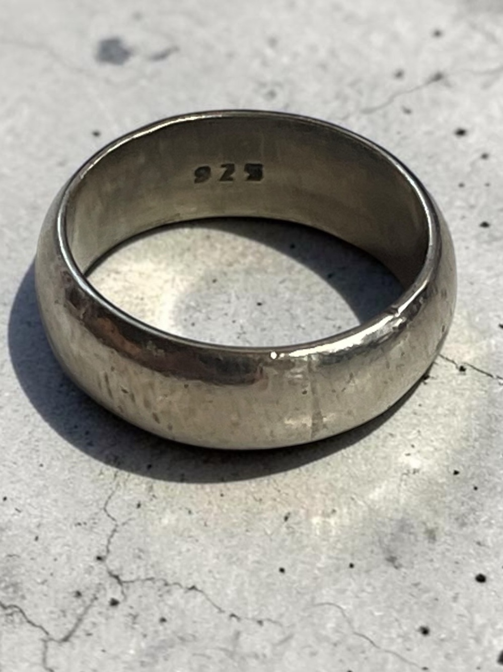 925 Sterling Silver Comfort Fit Band Ring Size 4.75 5.8mm - Picture 4 of 4